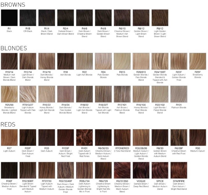 Estetica Designs Color Chart