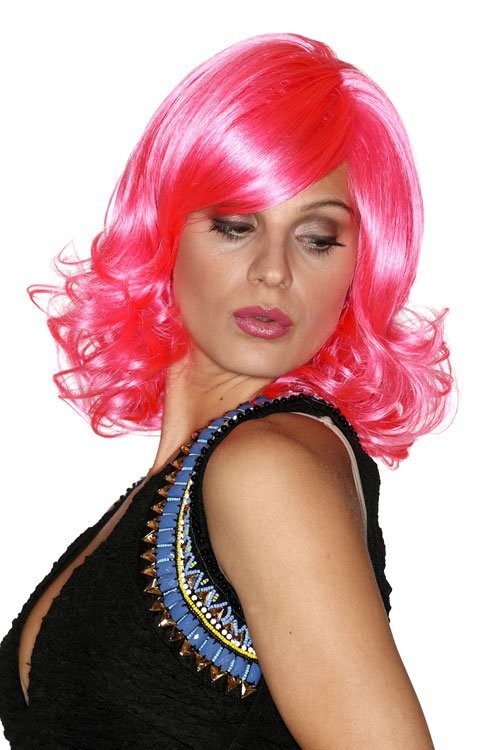 Luscious_front,Incognito Collection,Henry Margu Wigs (color shown is Hot Pink)