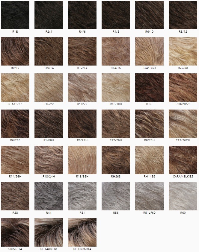 Estetica Wig Color Chart
