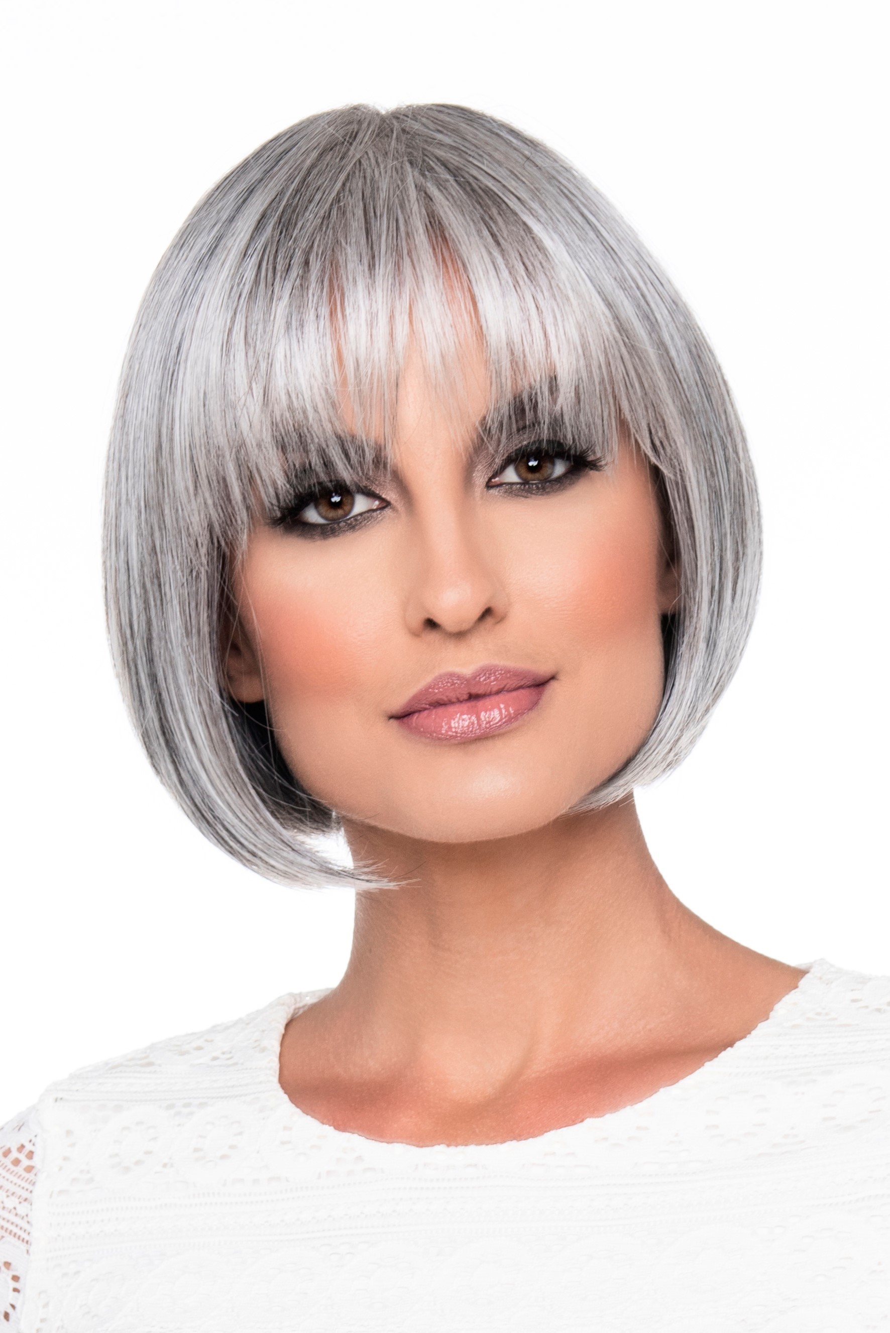 Tandi_Front, Envyhair Collection by Envy Wigs, color shown is Medium Grey