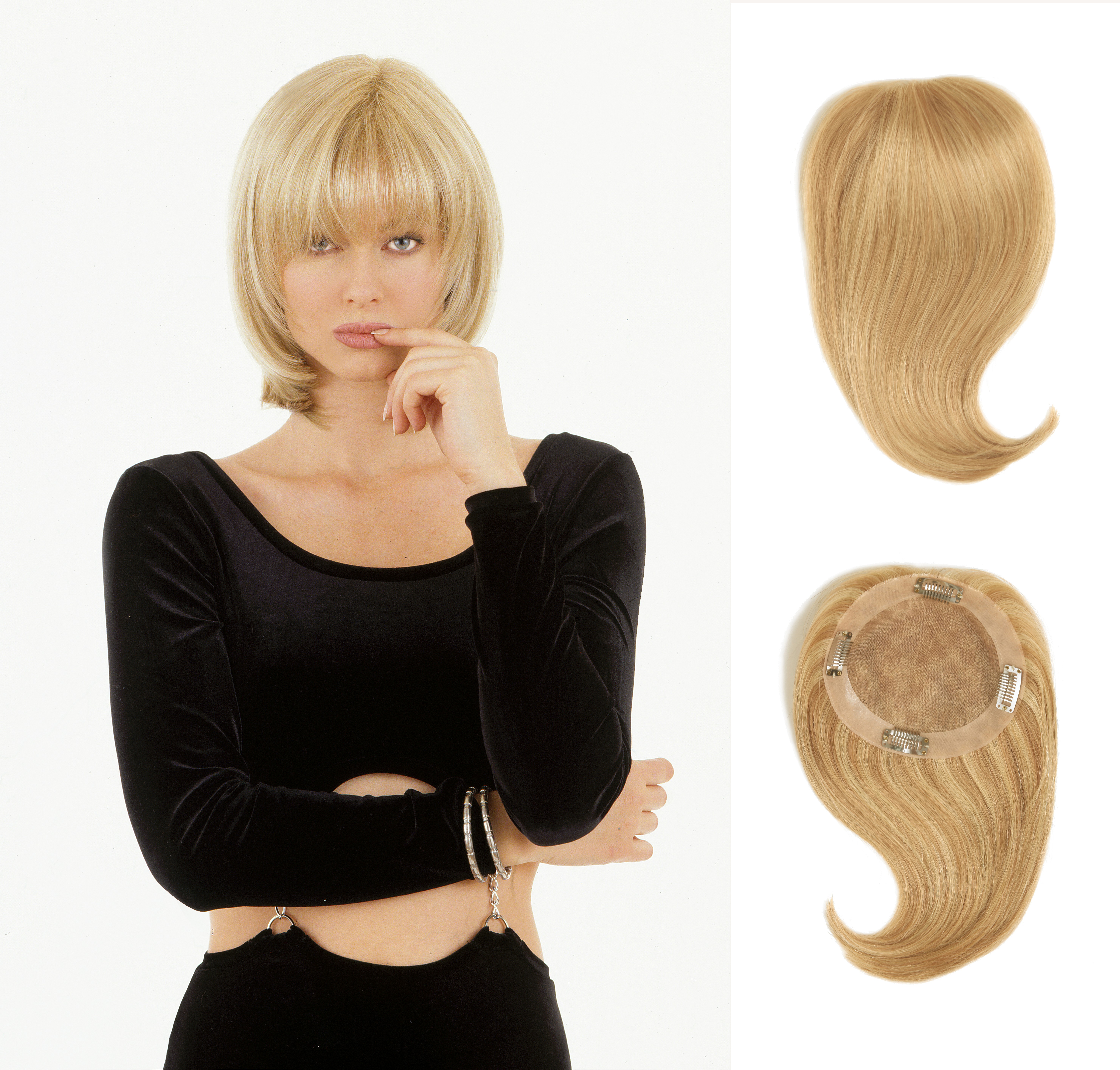 TP4001 Wig StyleHuman Hair Mono Toppiece 9Louis Ferre Wigs