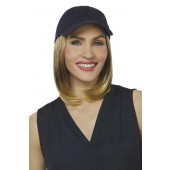 Classic Hat Navy_Front, Hair Accents Collection by Henry Margu Wigs, color Shown is 24H18
