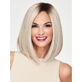 Current Events_Front, Sheer Indulgence Collection by Raquel Welch Wigs, Color Shown is Current Events_Front, Sheer Indulgence Collection by Raquel Welch Wigs, Color Shown is RL16/22SS Shaded Iced Sweet Cream 