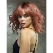 Breezy Wavez_Front, Muse Series Collection by Rene of Paris Wigs, color shown is Dusty Rose