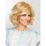 Visionary_front alt, Essentials Collection by Gabor Wigs, Color shown is Medium Blonde 