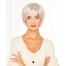 Cameo Cut_Front, Gabor Collection by Hairuwear Wigs, Color Shown is  GL56-60 Sugared Silver 