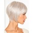 Cameo Cut_Rightt, Gabor Collection by Hairuwear Wigs, Color Shown is  GL56-60 Sugared Silver 