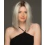 Sutton_Front-alt, High Society Collection by Estetica Wigs, Color shown is  SILVERSUNRT8